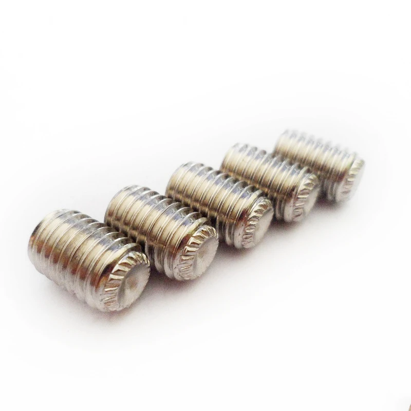 kurled point set screw