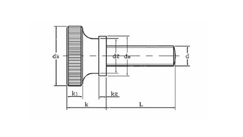 knured hand screw 1 knured hand screw 1