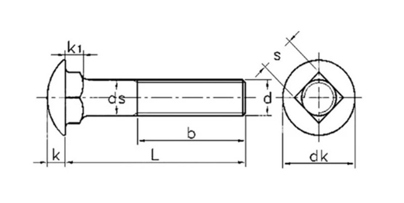 carriage bolt 1