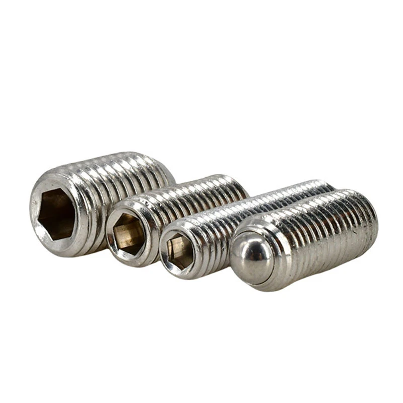 ball nose threaded spring plunger 6 ball nose threaded spring plunger 6
