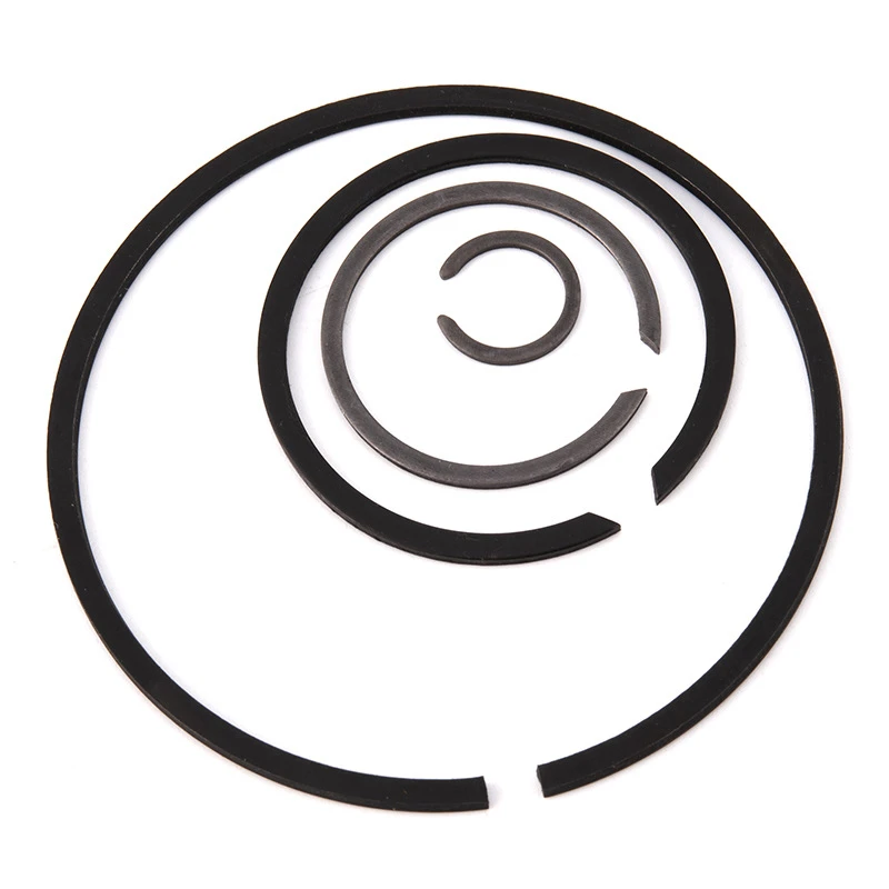 Enkelt-sving spiral eksterne fastholdelsesringe