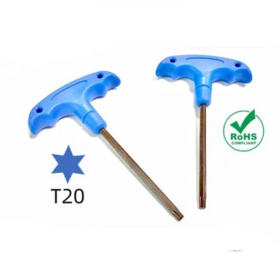 Plastic T-håndtag Torx-nøgle